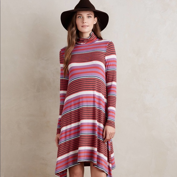 Anthropologie Dresses & Skirts - Anthropologie Maeve swing turtleneck dress XS